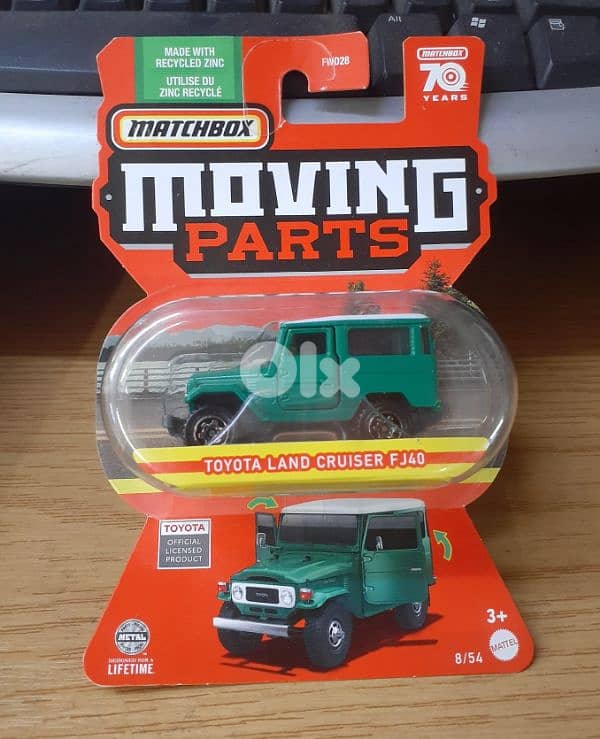 Matchbox moving parts (70th Anniversary)diecast car models 1;64. 2