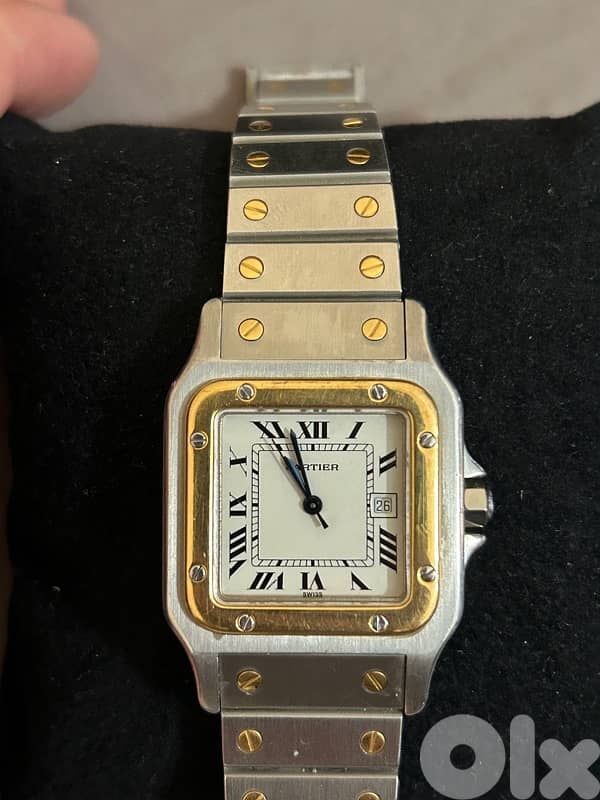 Vintage Cartier Santos 1980s Two-Tone (Steel & Gold) – Very Rare 0