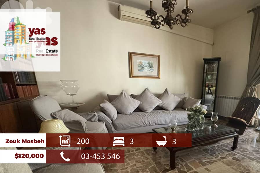 Zouk Mosbeh 200m2 | Standard | Quiet Street | Catch | EL/KS 0