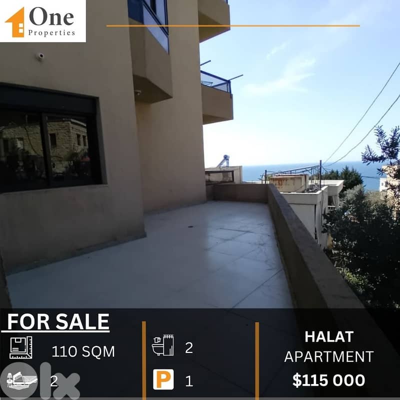 APARTMENT FOR SALE IN HALAT JBEIL 0