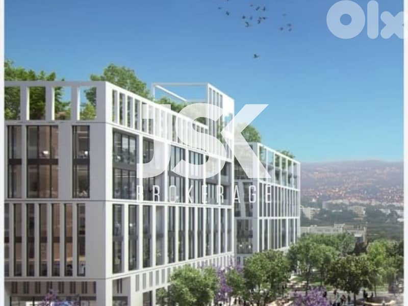 L20796 - Core And Shell Office With For Sale in Waterfront, Dbayeh 0