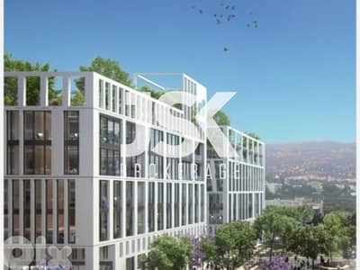 L20797 - Core And Shell Office With For Rent in Waterfront, Dbayeh