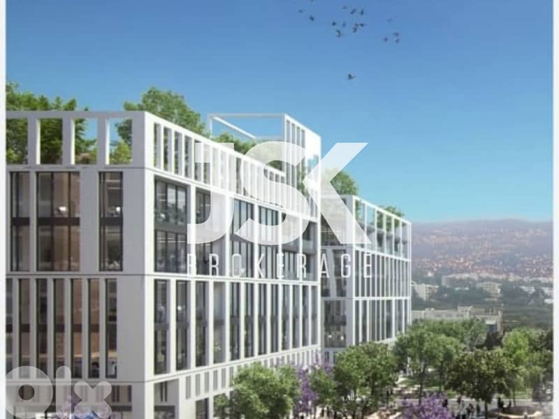 L20797 - Core And Shell Office With For Rent in Waterfront, Dbayeh 0
