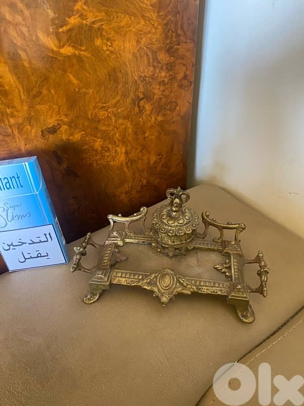 old french inkwell 0