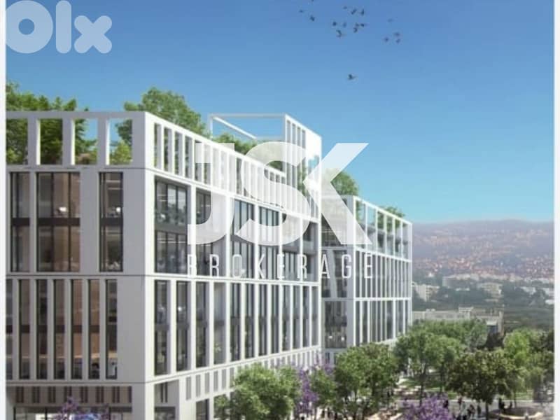 L20799 - Core And Shell Office For Rent in Waterfront, Dbayeh 0