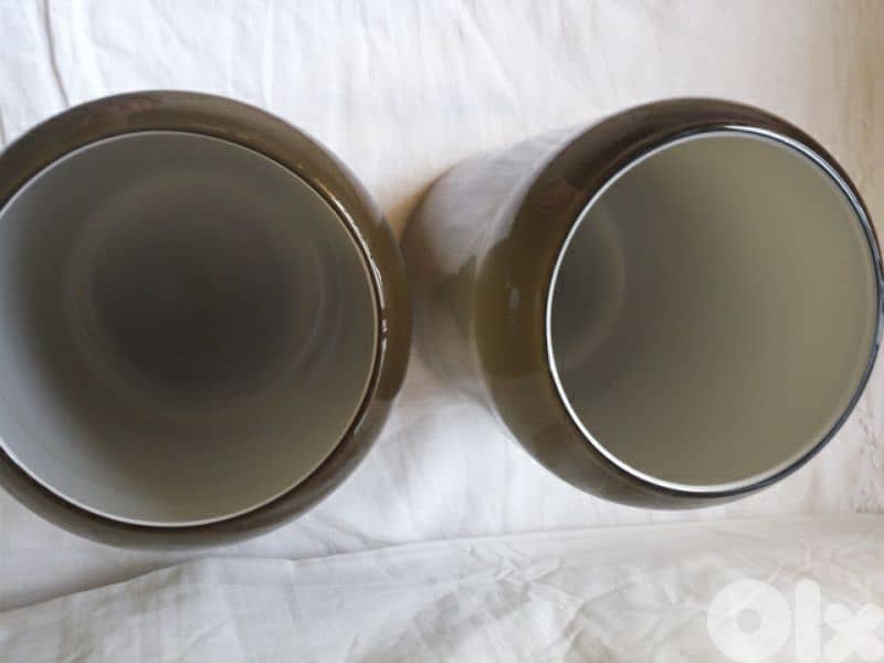 Two old glass pots - Not Negotiable 1