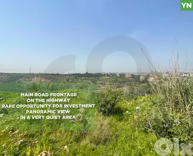 main road frontage, on the highway, bshennine/بشنين REF#YN134224