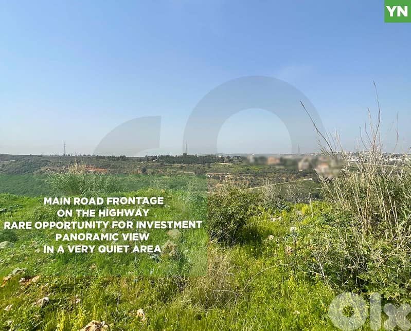 main road frontage, on the highway, bshennine/بشنين REF#YN134224 0