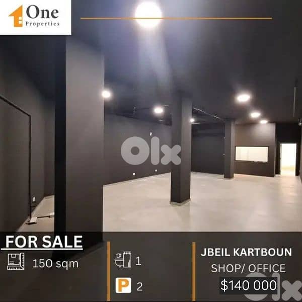 SHOP / OFFICE FOR SALE IN JBEIL KARTBOUN 0