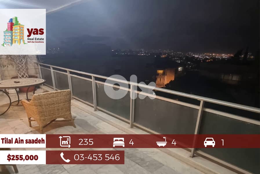 Tilal Ain Saadeh 235m2 | Mint Condition | Spacious Flat | Open View|WI 0