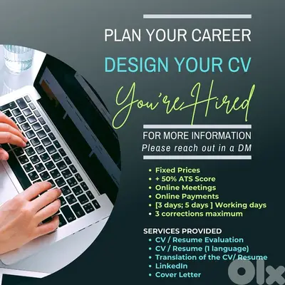Plan Your Career & Design Your CV – Professional Resume & LinkedIn Opt