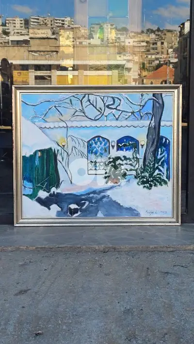 لوحة رسم زيتي اوروبية