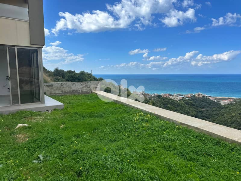 Apartment for sale in Kfaraabida/ Huge Garden/ Amazing Seaview/ New 0