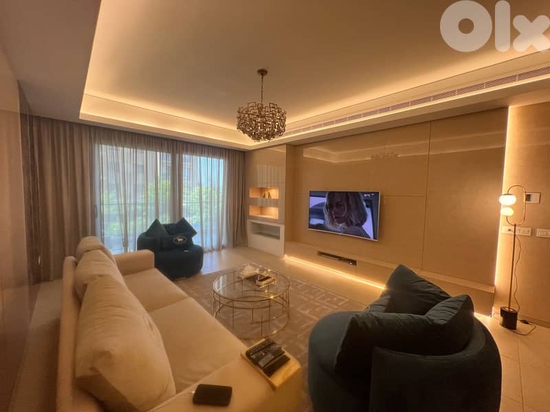 fully furnished 3 bedrooms apt for rent waterfront city dbayeh maten 0