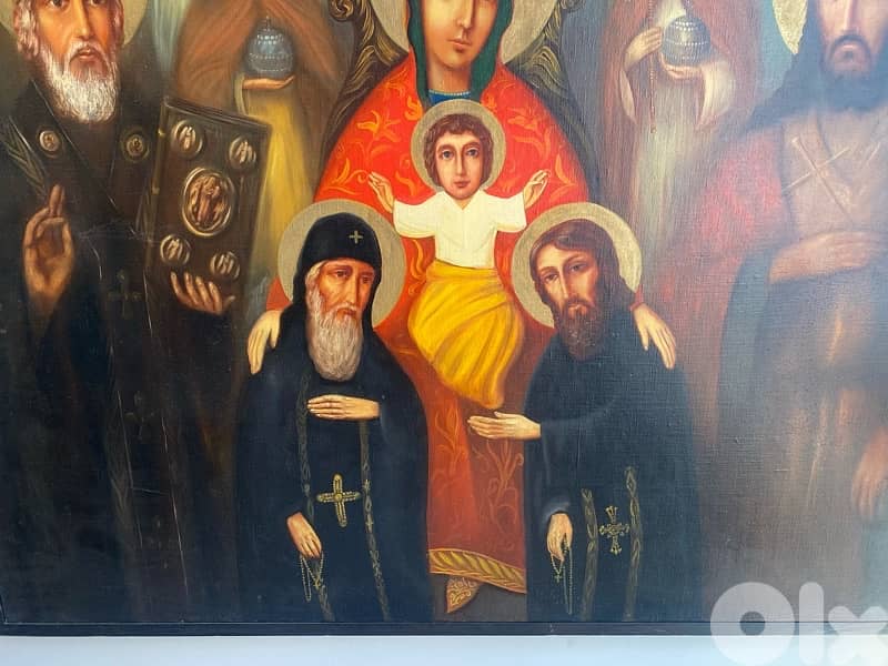 painting icon on canvas 116 x 92 cm 3