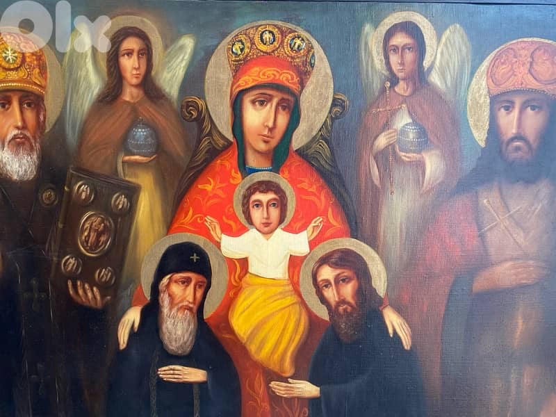 painting icon on canvas 116 x 92 cm 4