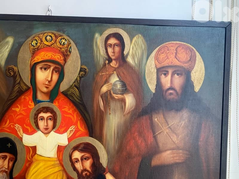 painting icon on canvas 116 x 92 cm 5