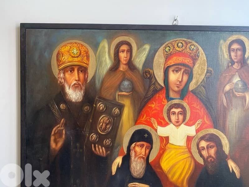 painting icon on canvas 116 x 92 cm 6
