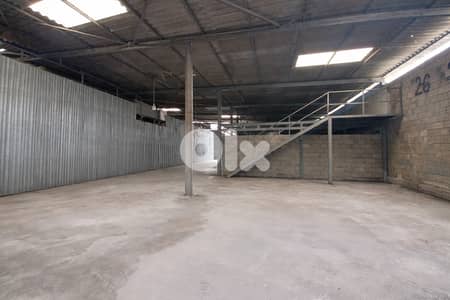 Warehouse For rent In Zalka  مستودع للإيجار في الزلقا