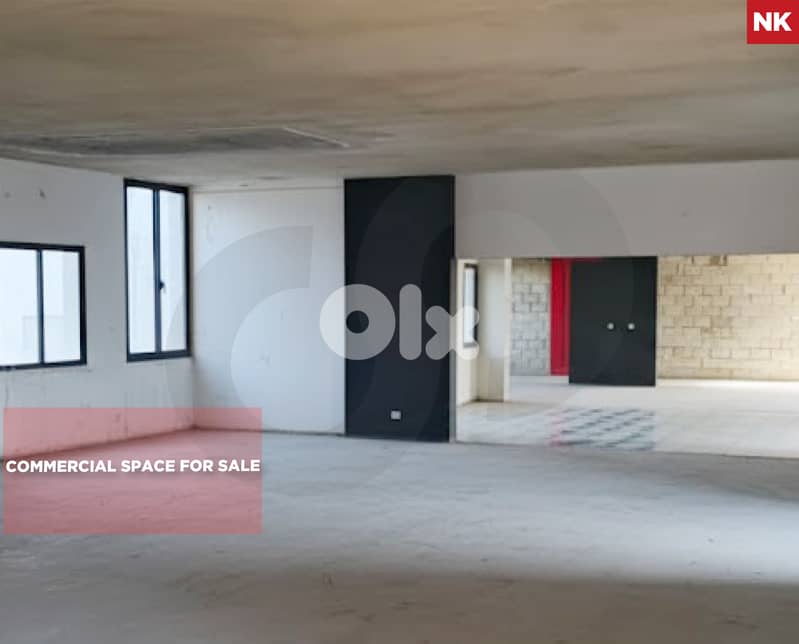 Commercial space for sale/Balconies/Elevator/Zalka/الزلقا/REF#NK134260 0