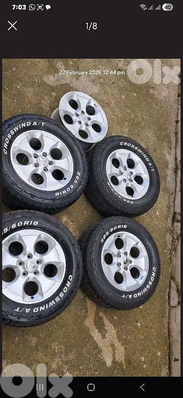 Jeep 5 Rims 4 tires 0