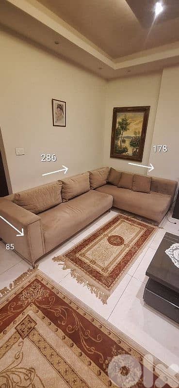 corner couch صوفا زاوية L shape sofa 0