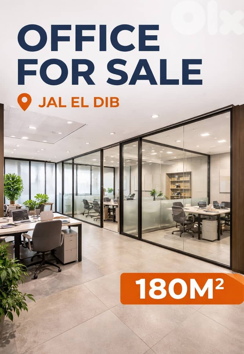 AH-HKL-534 Office 180 sqm for sale in Jal El Dib 0