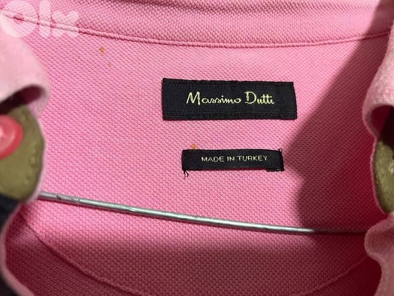 massimu dutti pink polo kit 2