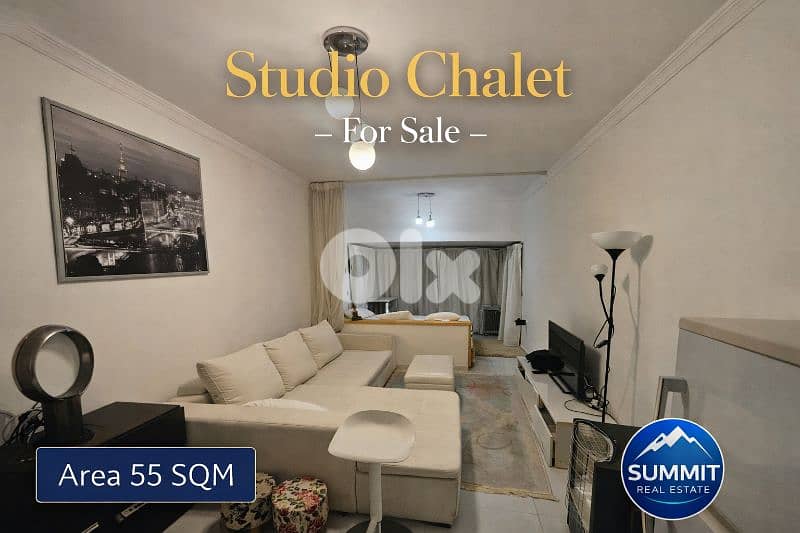 Furnished Studio Chalet for Sale | Faraya Village 0