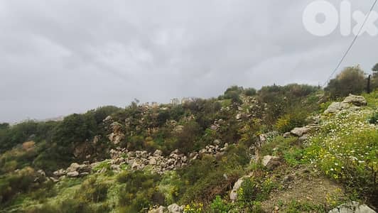 RWK142MF - Land for sale in Ajaltoun with open panoramic view