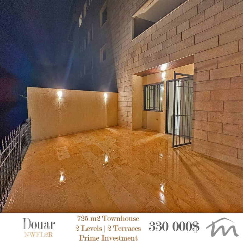 Douar - Mar Moussa | 455$/m² | 2 Levels 725m² Town-House | 2 Terraces 0
