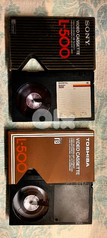 Vintage Digital Betamax, Betamax, VHS Cassette Tapes 1