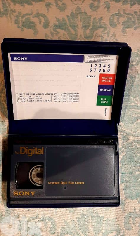 Vintage Digital Betamax, Betamax, VHS Cassette Tapes 3