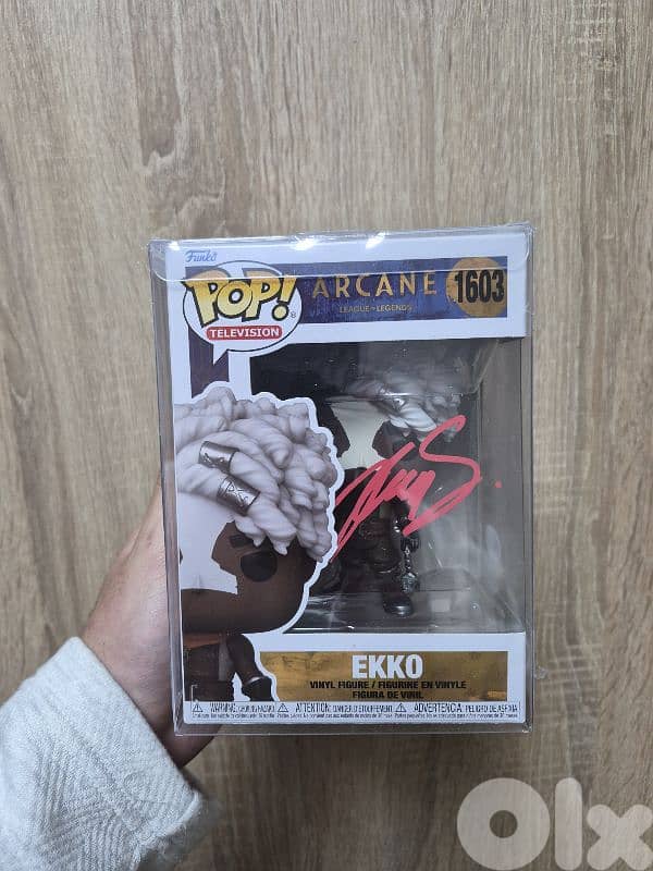 Ekko Signed Funko Pop Figure 0