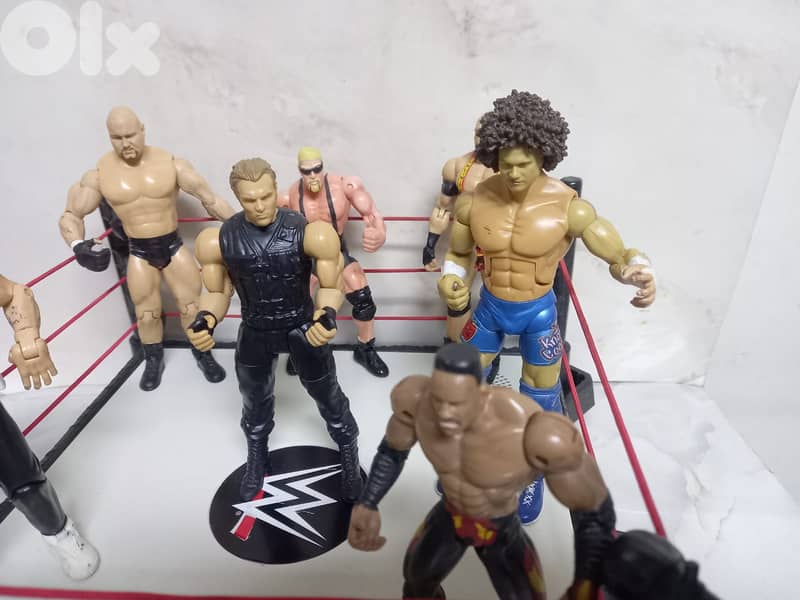 WWE WWF WCW wrestling figurines starting 7$ check description 7