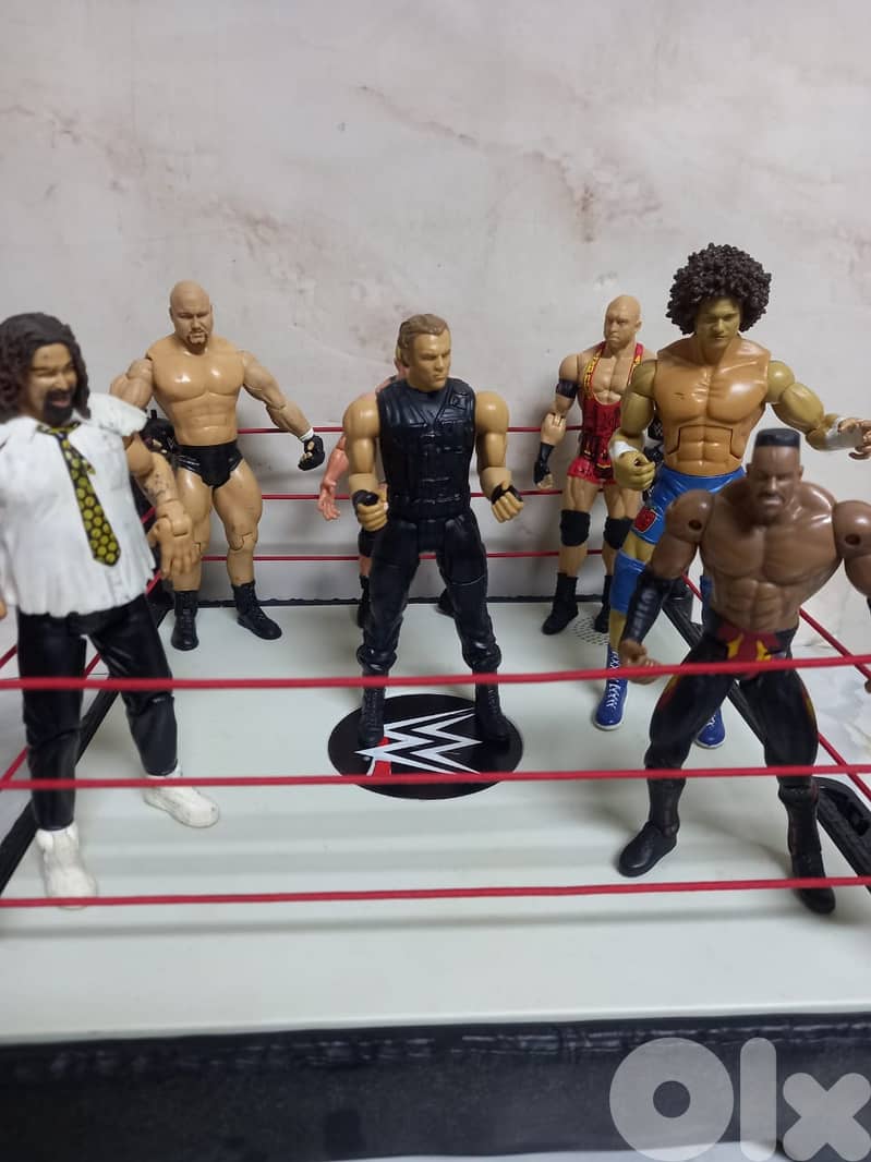 WWE WWF WCW wrestling figurines starting 7$ check description 12