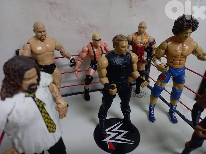 WWE WWF WCW wrestling figurines starting 7$ check description 0