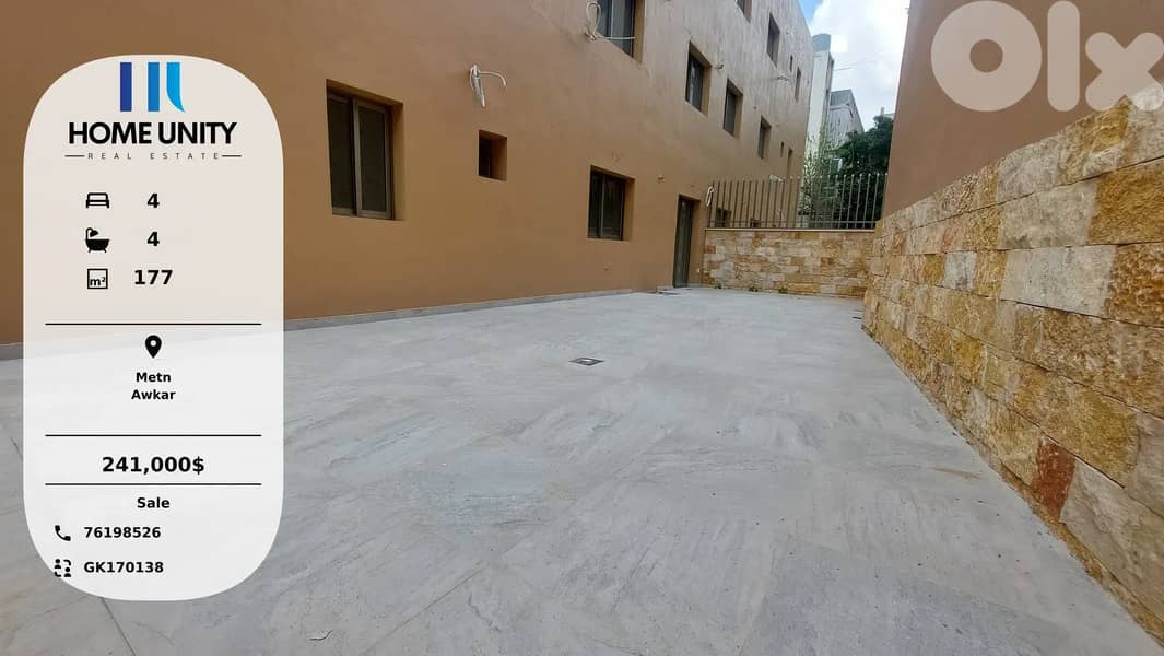 apartment for sale in Awkar, Metn 0