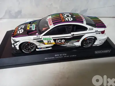 1:18 scale diecast model of the BMW M4 DTM by Minichamps