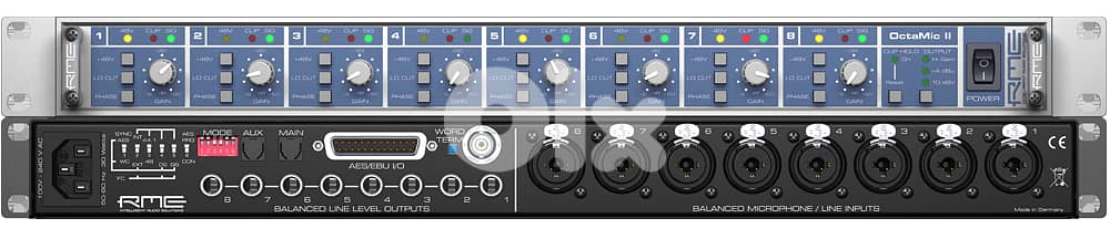 RME OctaMic II  8-Channel Mic Preamp & AD Converter 1