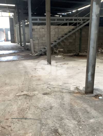 Depot + Mezanine For Rent In Zalka مستودع للاجار في الزلقا