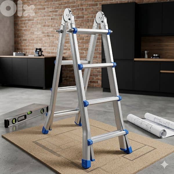 aluminium multipurpose ladder سلم صناعي 0