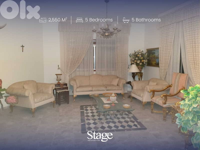 Luxury Villa for Sale in Amsheet | Spacious Living with Garden & Pool 0