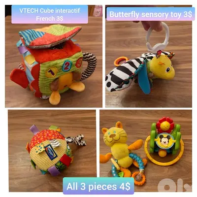 Sensory baby toys set like new Sensory baby toys set like new
