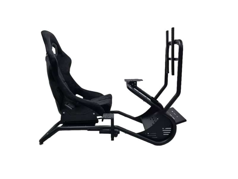 Deadskull alcantara racing seat + TV/Monitor mount & shifter stand 0