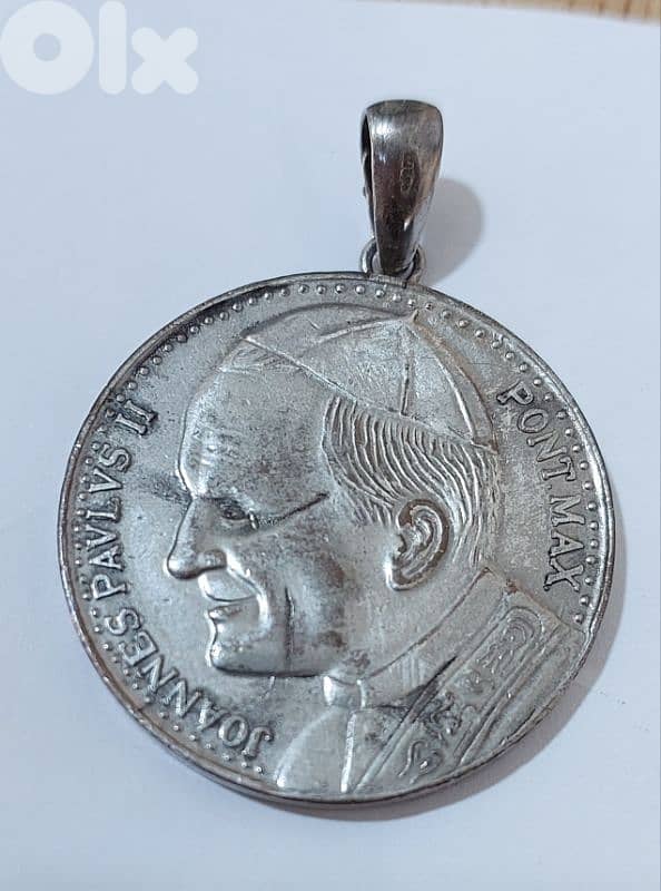 Pope Jean Paul II  Memorial coin Vatican year 1382-1982 Very special 0