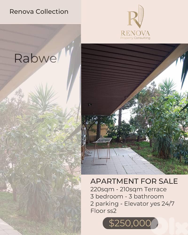 Apartment for sale in Rabwe 0