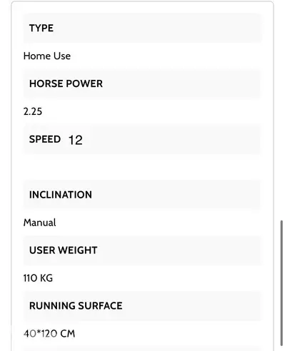 Fitness Treadmill