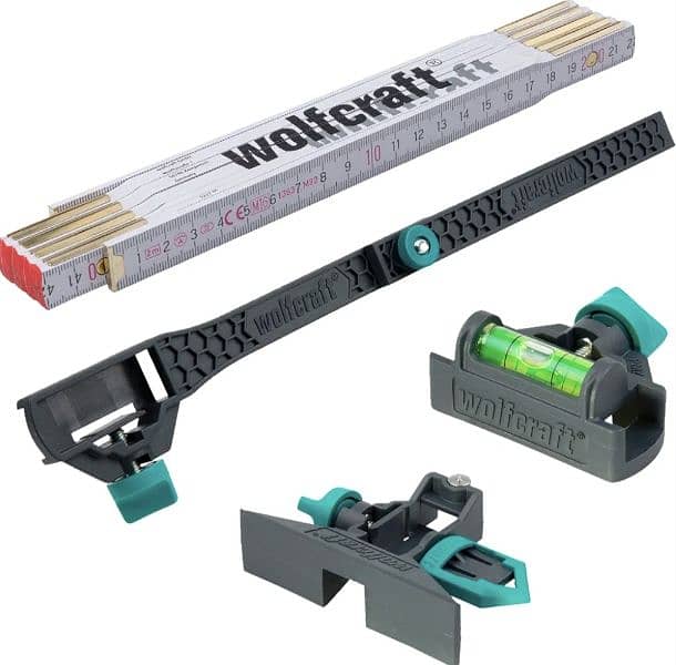 wolfcraft Conversion Set for internal measurements ,Double Rule 4-pcs 0