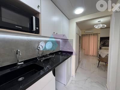 "Near LAU" Furnished 1 bedroom Studio+sea view 4sale in Blat - بلاط